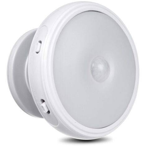 Maclean MCE223 LED Sensore di Movimento e Crepuscolare Accensione e Spegnimento Automatici Base Magnetica Girevole a 360° (5 LED + 6 LED)