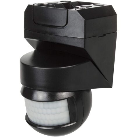 Maclean MCE295 Rilevatore di Movimento a 360 ° Sensore di Movimento a infrarossi 180 ° Sensore Crepuscolare (Nero)