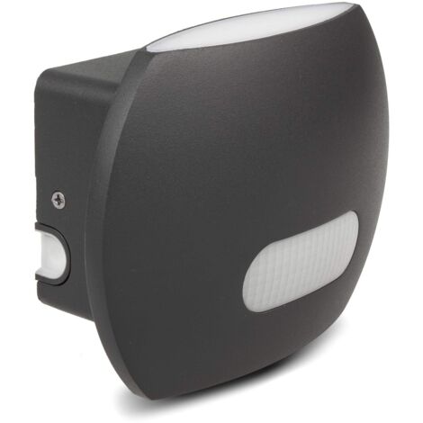 Maclean MCE366 Lampada da parete a LED con sensore di movimento PIR Sensore Crepuscolare Regolabile Interno Esterno IP65 Luce Bianco (20W (1600lm))