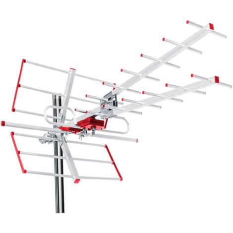 Maclean TV Sytems MCTV-855A Antenne directionnelle extérieure pour télévision terrestre standard Full HD DVB-T/T2 H.