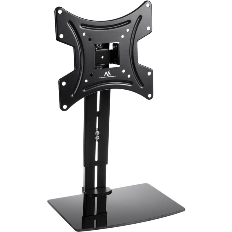 Maclean - Mc-451 Tv-wandhalterung Mit Ablage De Glas, Max. 20kg, Max. Vesa 200x200, Für Tvs De 15'-42'.