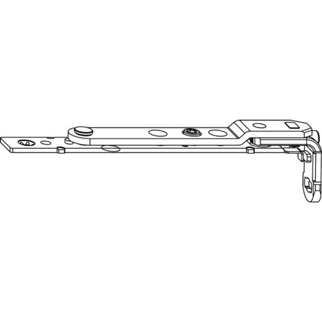 MACO Drehband oben DTuni, für Holz, 130 kg, silber (52702)