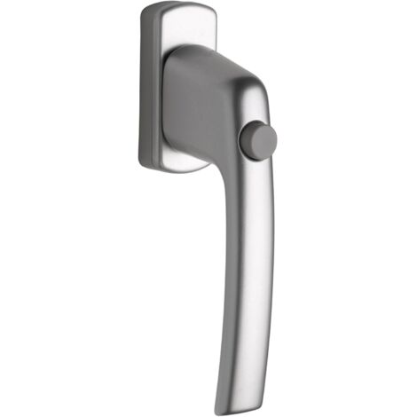 MACO Fenstergriff HARMONY Sperrknopf und 45° Rasterung, VK 7x35, silber eloxiert