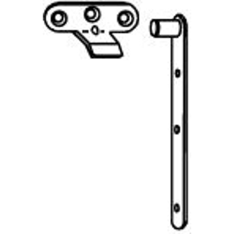 MACO Ladenauflauf für Ladenabstand 5-32 mm Schwarz-S