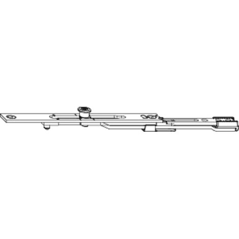 MACO MM Stulpverlängerung verlängerbar 1 iS L=140 mm silber (201841)