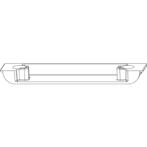 MACO MT Hebeteil Falzluft 4 mm Versatz  9 mm silber (95117)