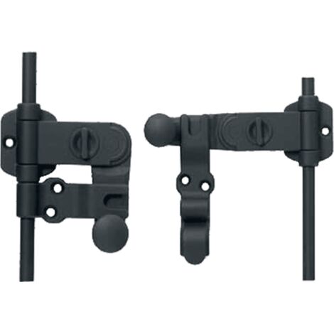 MACO RUSTICO Drehstange abgeflacht D-9 mm, L=1400 mm, schwarz (94126)
