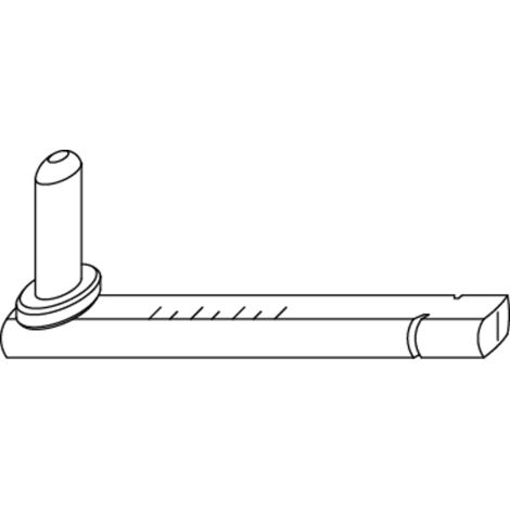 MACO Verstellkloben SK15 BLR ohne Seitenregulierung L85 Abst.30-70 Schwarz-S