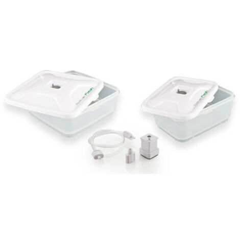 Macom 705 Set 2 Contenitori Con Coperchio Per Sottovuoto