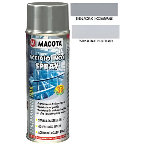 MACOTA ACCIAIO INOX Spray anticorrosione resistente al graffio 400ml Colore - Naturale