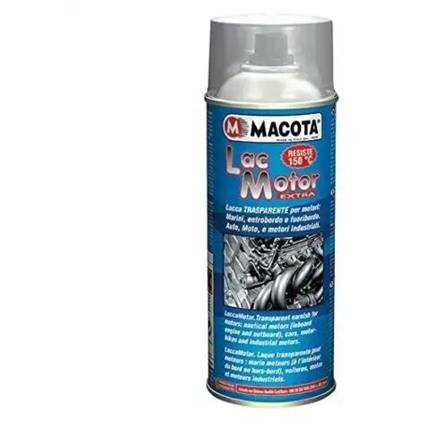 MACOTA Vernice Spray Trasparente Per Motore Auto Moto Motori Resistente 400 ML