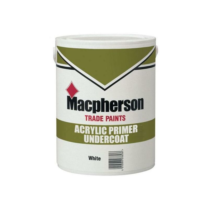 Macpherson Acrylic Primer Undercoat - White - 1L