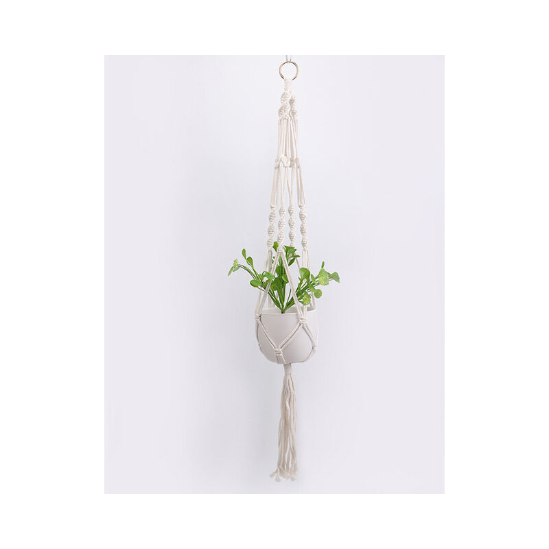 Macrame Handmade Plant Hanger cestini portavasi da...