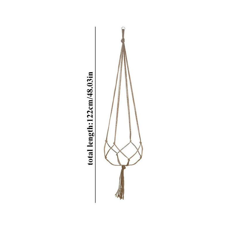 Macrame Plant Rope Hanger Baskets Flower Pots