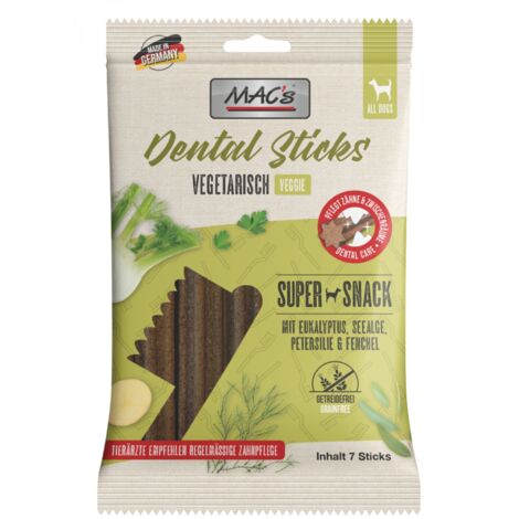 Mac's Dog  Dental Stick  Snack per cani 180 g - Vegetariano 180 g