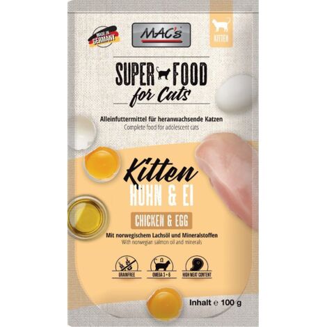 MAC's Katze  Kätzchen  100g Beutel - Huhn und Ei 100g