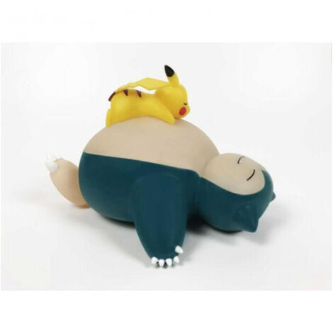 Madcow Entertainment, Lámpara Led Snorlax Y Pikachu 25 Cm de Pokemon