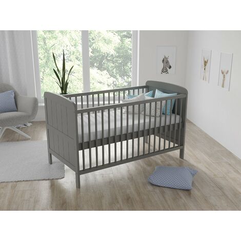 Maddox Cot Bed 140x70cm (Grey)