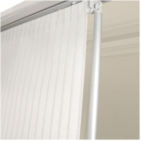 Madecostore – Lance-rideau pour panneau japonais en métal – Tige de 85 cm pour déplacement facile – Accessoire pour rails de panneaux japonais