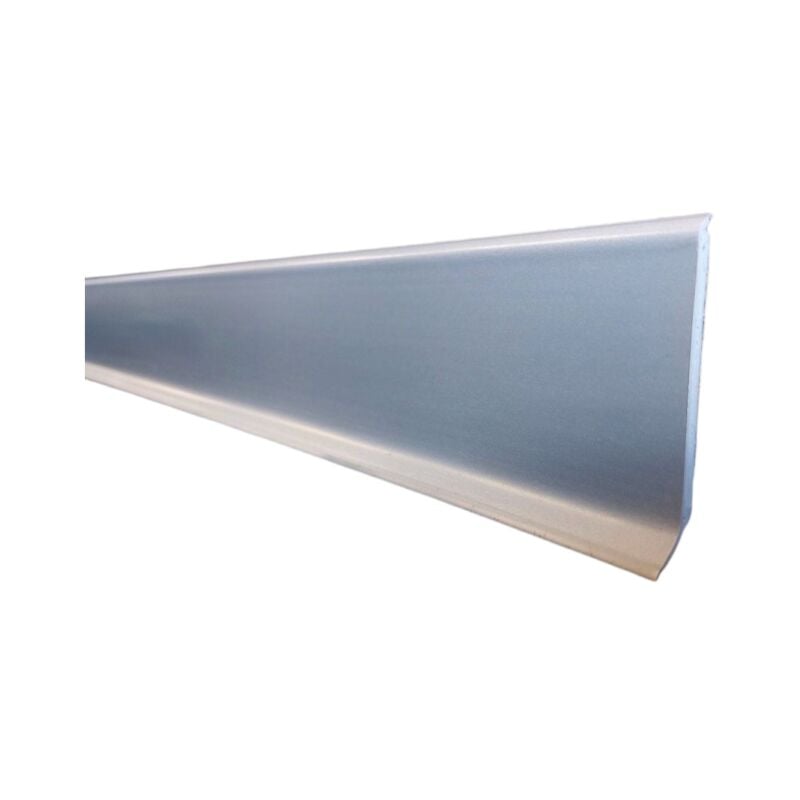 Plinthe souple adhésive en pvc, Colle sèche haute qualité, différents Coloris, Blanc, Gris, Dimensions au choix Madeinnature Gris clair - 10 ml.