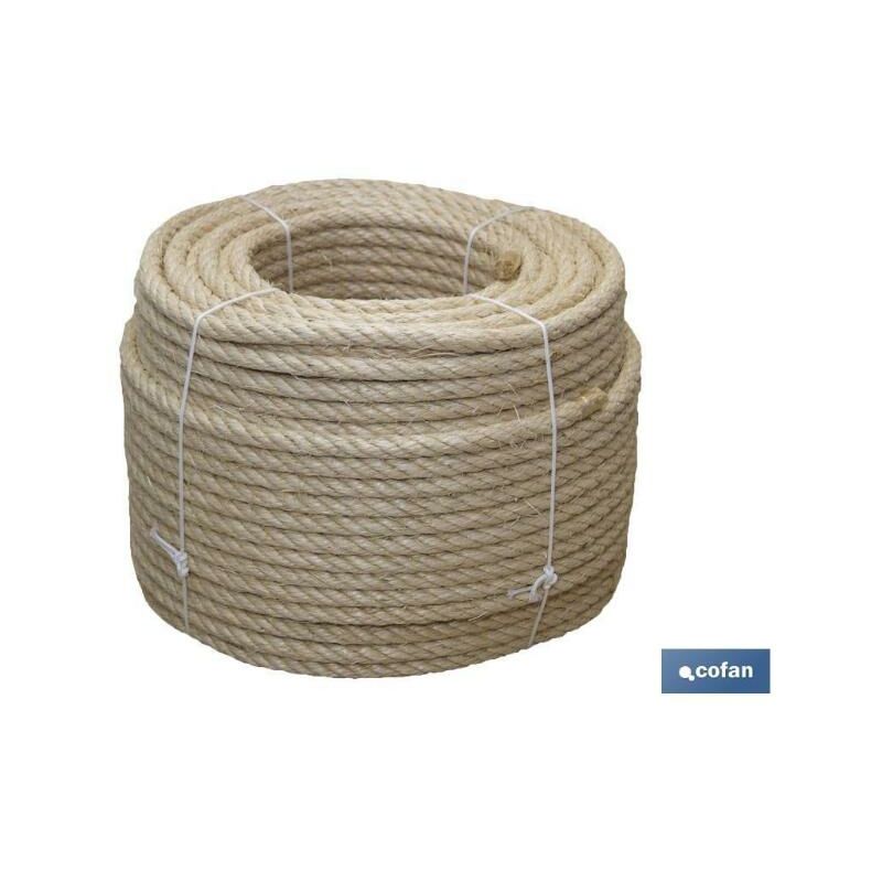 

PLIMPO cuerda sisal 4 cabos 18 mm 100 mts natural