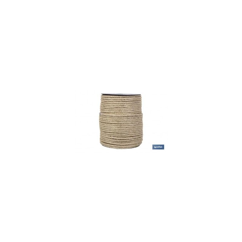 

Cuerda sisal 4 cabos 6 mm 100 mts natural