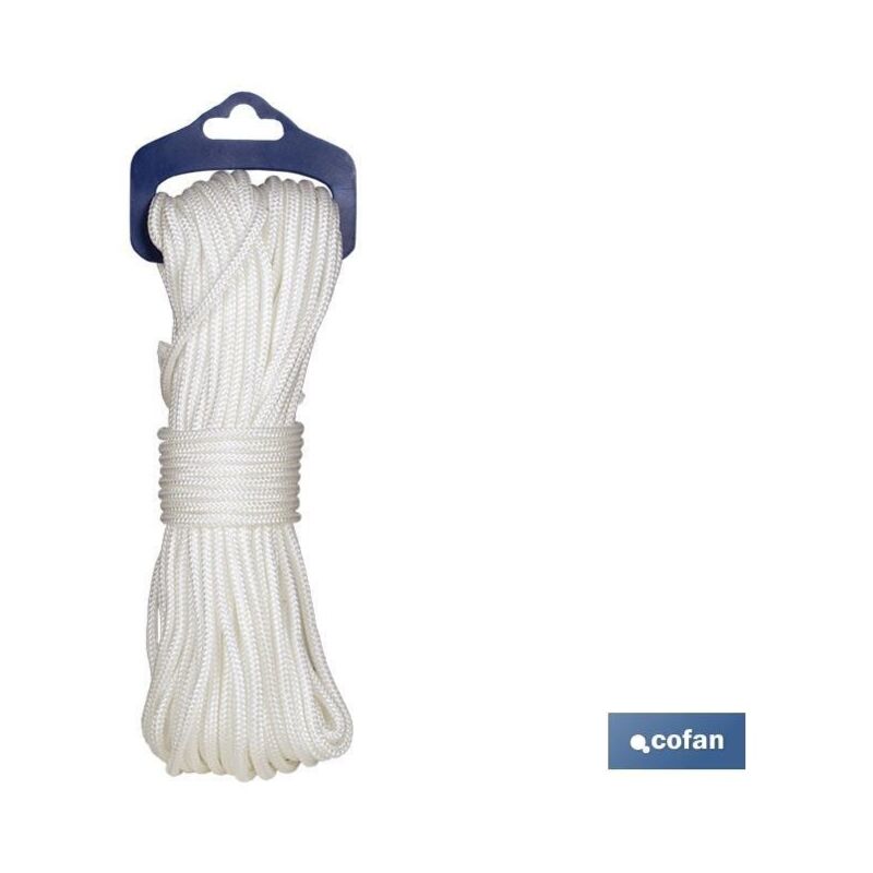 

Blister madeja cordon poli 5mm 20m blanco