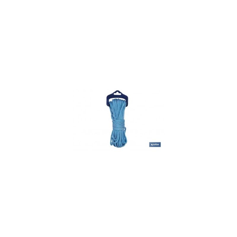 

Blister Madeja Cordon Poli 5Mm 15M Bco/Azul - Neoferr..