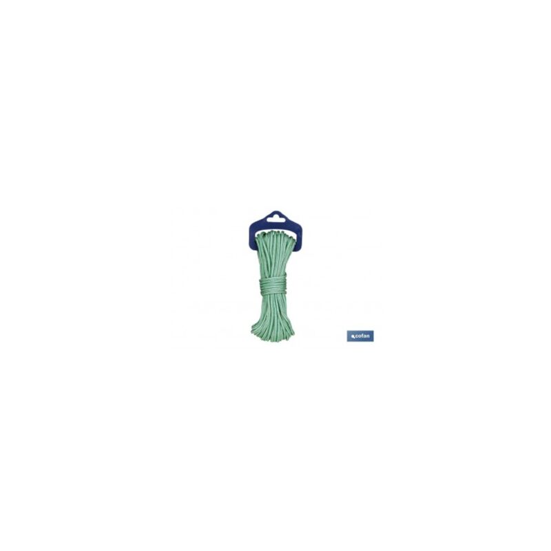 

Blister Madeja Cordon Poli 5Mm 25M Bco/Verde - Neoferr..