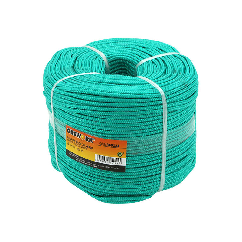 

Madeja cuerda polietileno verde 200 m 4 mm