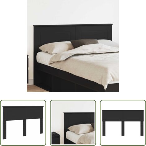 Madera contrachapada -  Cabecero Roble Negro 140 cm Madera contrachapada