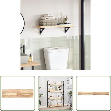 Madera de acacia -  Tablero de mesa rectangular madera maciza acacia 100x20x4 cm