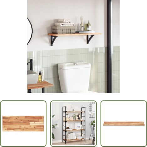 Madera de acacia -  Tablero de mesa rectangular madera maciza acacia 100x30x2 cm