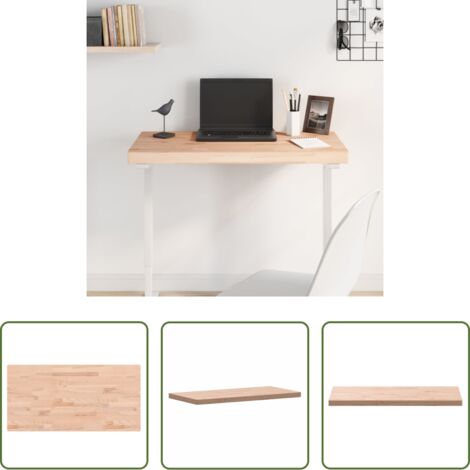 Madera de haya -  Tablero rectangular de madera maciza de haya 100x50x4 cm