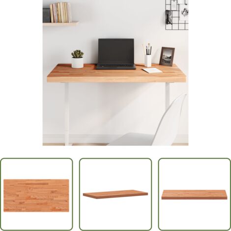 Madera de haya -  Tablero rectangular de madera maciza de haya 100x50x4 cm