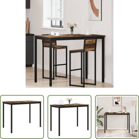Madera de ingeniería -  Mesa de barra de pie Madera de ingeniería