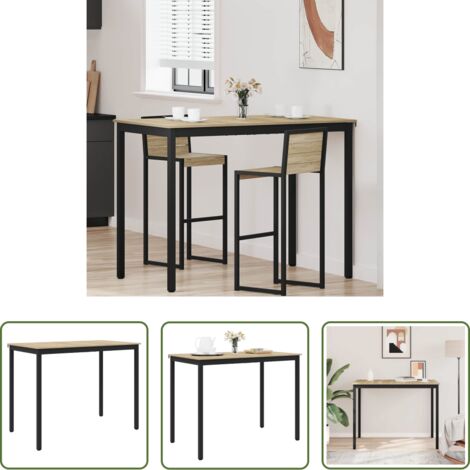 Madera de ingeniería -  Mesa de barra de pie Madera de ingeniería