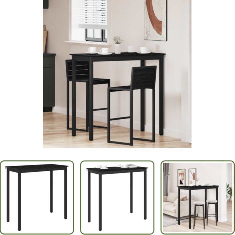 Madera de ingeniería -  Mesa de barra de pie Madera de ingeniería