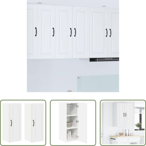 Madera de ingeniería -  Mueble de Cocina 2 pcs 30 x 31 x 80 cm Madera de ingeniería
