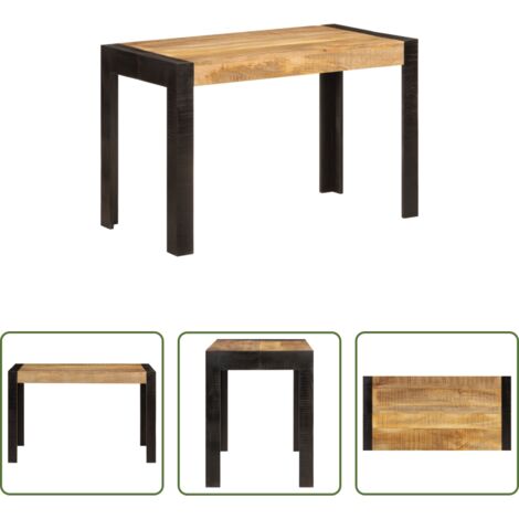 Madera de mango -  Mesa de comedor madera maciza de mango 120x60x76 cm