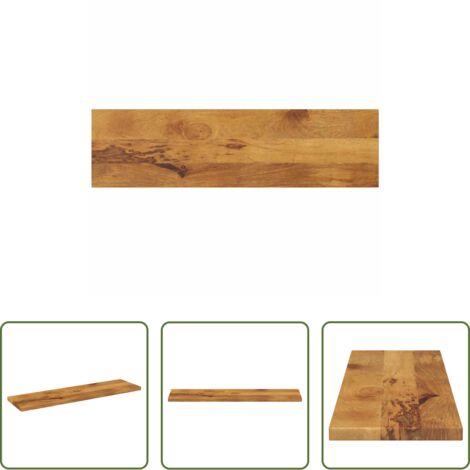 Madera de mango -  Tablero de mesa rectangular madera maciza mango 100x20x3,8 cm