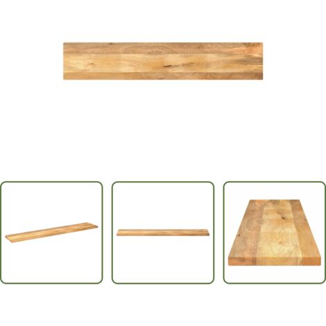 Madera de mango -  Tablero de mesa rectangular madera maciza mango 160x20x3,8 cm
