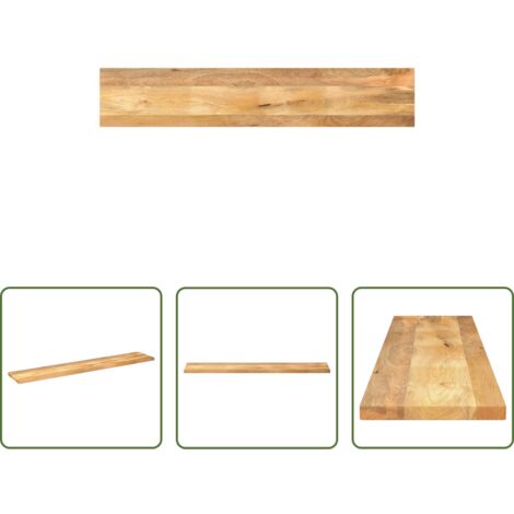 Madera de mango -  Tablero de mesa rectangular madera maciza mango 180x30x2,5 cm