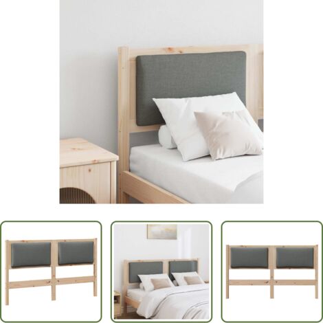 Madera maciza de pino -  Cabecero Otro Marrón 150 cm Madera maciza de pino