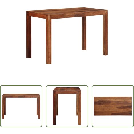 Madera maciza -  Mesa de comedor madera maciza 120x60x76 cm acacia