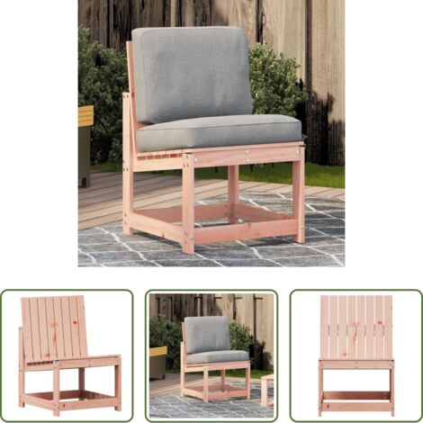 Madera maciza -  Silla de jardín madera maciza Douglas 50,5x55x77 cm