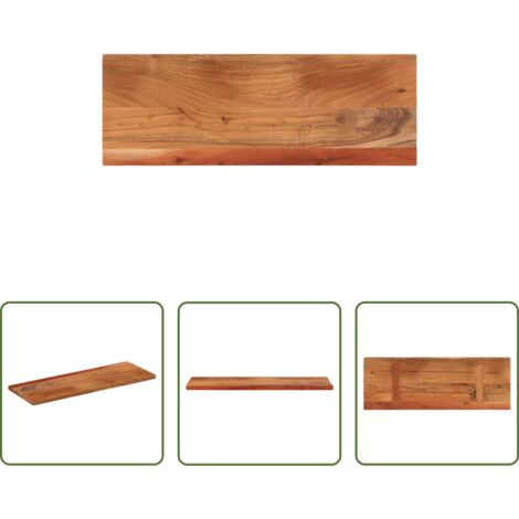 Madera maciza -  Tablero de mesa rectangular madera maciza acacia 90x30x2,5 cm