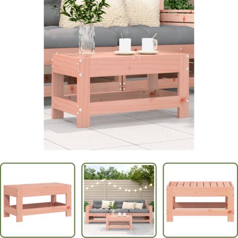 Madera maciza -  Taburete de jardín madera maciza de abeto Douglas 62x30x32 cm