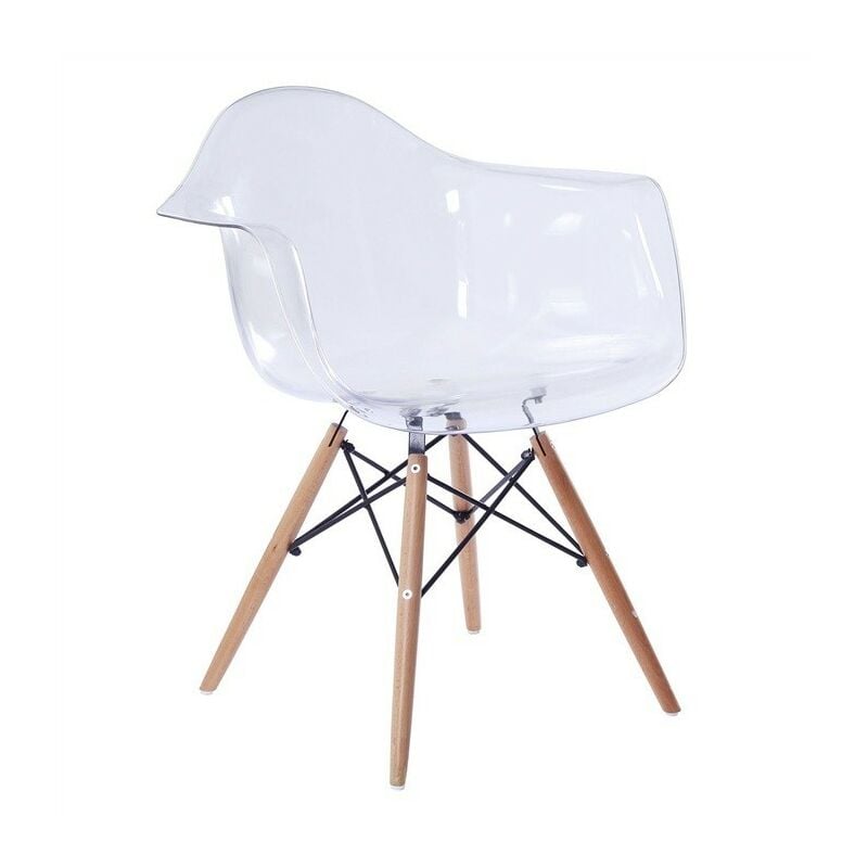 

Sillón TOWER, madera, policarbonato transparente
