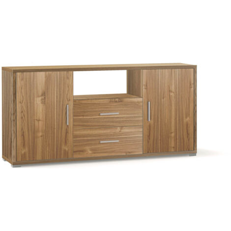 Madia 2 Ante 2 Cassetti 174x84x41 cm Noce Stelvio